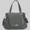 Storksak Women's Anna Quilted Diaper Bag In Charcoal Grey In Grey