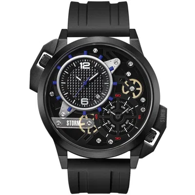 Storm Men's Black Dualaton Rubber Slate Blue