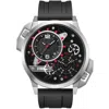 Storm Men's Black / Silver Dualaton Rubber Red In Black/silver