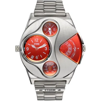 Storm Men's Silver / Red / Yellow Navigator Lazer Red In Silver/red/yellow