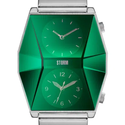 Storm Men's  Zarex Lazer Green In Silver