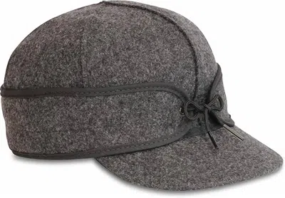 Stormy Kromer Men's Original Winter Cap In Charcoal In Pink