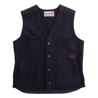 Stormy Kromer Men's  The Button Vest In Black