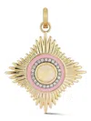 Storrow Jewelry 14kt Yellow Gold Vivienne Medallion Necklace In Gold