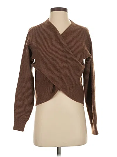 Pre-owned Story Cardigan Sweater In Brown