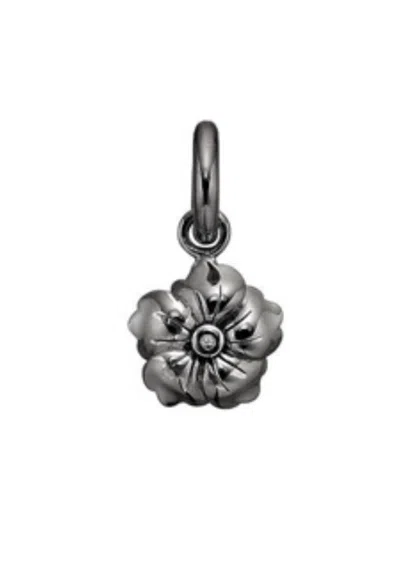 Story Jewellery Women's Rossetta Dangle Charm Pendat In Rhodium Plate Silver