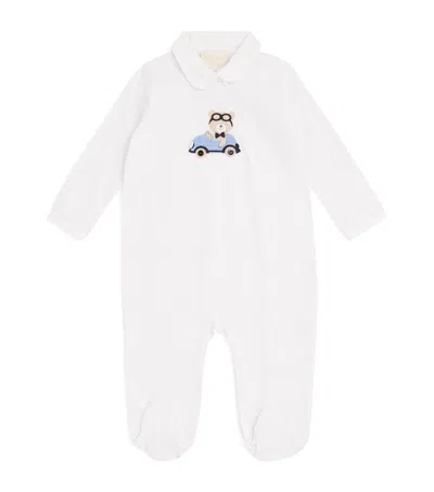 Story Loris Kids' Cotton Bear All-in-one In White