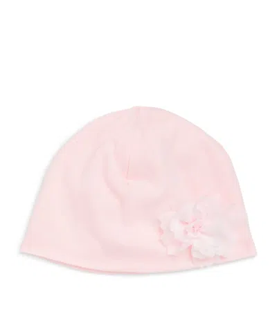 Story Loris Kids' Cotton Embellished Beanie In Pink