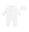 Story Loris Cotton Princess All-in-one And Hat Gift Set In White