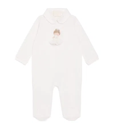Story Loris Kids'  Cotton Princess All-in-one In White