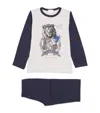 Story Loris Printed Pyjama Set In Blue