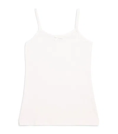 Story Loris Kids' Thin-strap Tank Top In White