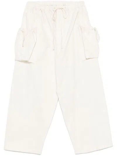 Story Mfg. Beige Salt Cargo Pants