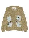 Story Mfg. Khaki Twinsun Knit Cardigan In Green