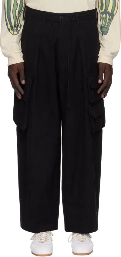 Story Mfg. Black Forager Cargo Pants