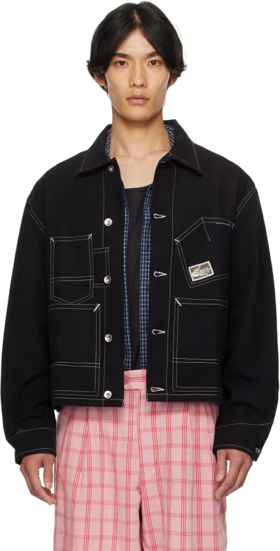 Story Mfg. Black Station Denim Jacket