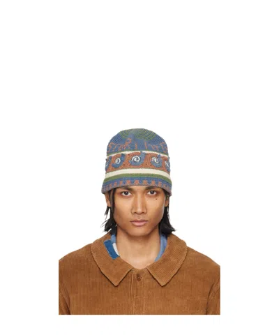 Story Mfg. Brew Striped Detail Hat In Brown