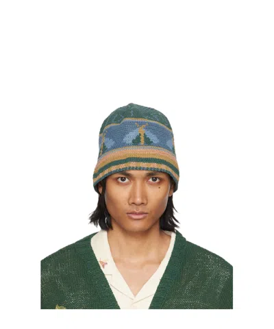 Story Mfg. Multicolor Brew Hat In Indigo Moth