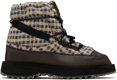 Story Mfg. Brown & Blue Suicoke Edition Bower-trab-eco Boots