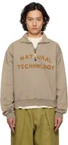 Story Mfg. Brown Geo Sweatshirt In Oak