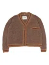 Story Mfg. Bulb Cardigan In Animal Print