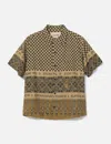 Story Mfg. Checker Print Shirt In Brown