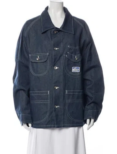 Pre-owned Story Mfg. Denim Jacket In Blue