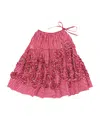 Story Mfg. Elastic Waist Skirt In Red