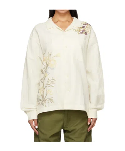 Story Mfg. Embroidery Shirt In White