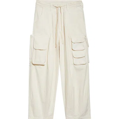 Story Mfg. Forager Cargo Pants In Ecru