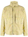 Story Mfg. Forager Check-print Jacket In Gelb