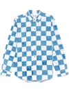 Story Mfg. Story Mfg Front Button Casual Shirt With Checkered Pattern