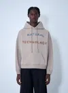 Story Mfg. Geo Hooded Sweatshirt In Gray