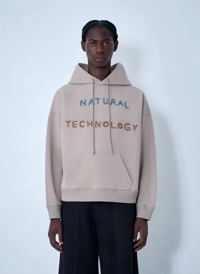 Story Mfg. Geo Hooded Sweatshirt In Gray