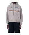 Story Mfg. Geo Hooded Sweatshirt In Gray