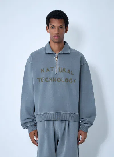 Story Mfg. Geo Sweatshirt In Blue