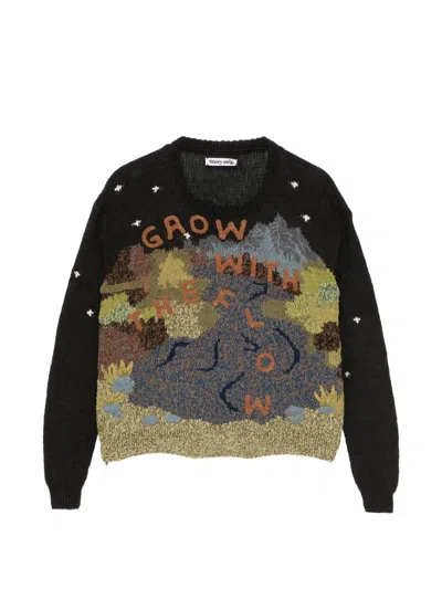 Story Mfg. Graphic Knitted Jumpers In Multi