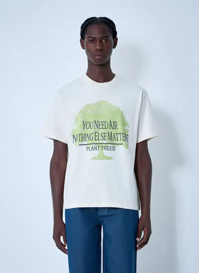 Story Mfg. Graphic Print T-shirt In White