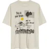 Story Mfg. Off-white Grateful Ss T-shirt In Ecru Wish You Were Here