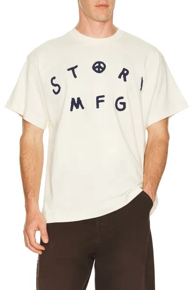 Story Mfg. Grateful Tee In White