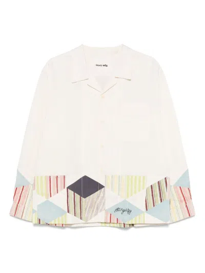 Story Mfg. Story Mfg Greetings Shirt Ls In Pink