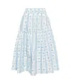 Shop Story Mfg. Juniper Midi Skirt In White