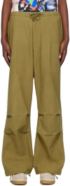 Story Mfg. Khaki Paco Trousers In Olive