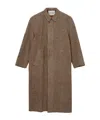 Story Mfg. Long Sleeve Coat In Brown