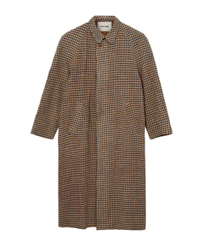 Story Mfg. Long Sleeve Coat In Brown