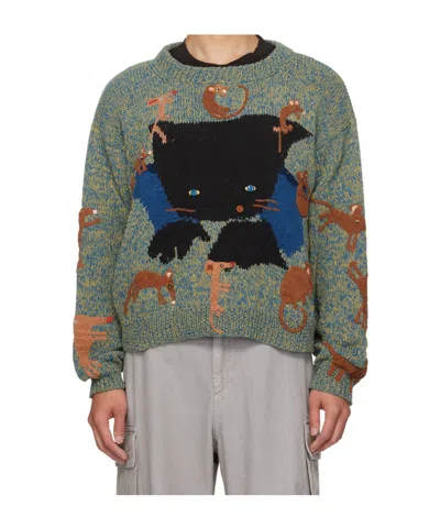 Story Mfg. Long-sleeved Sweater In Gray