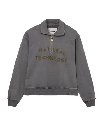 Story Mfg. Long-sleeved Sweatshirt In Gray