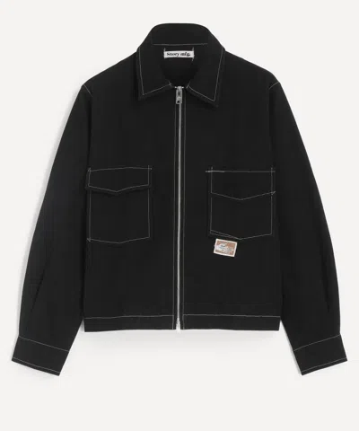 Story Mfg. Mens 555 Black Wonky Wear Jacket