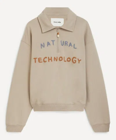 Story Mfg. Mens Geo Soft Grey Pullover In Gray