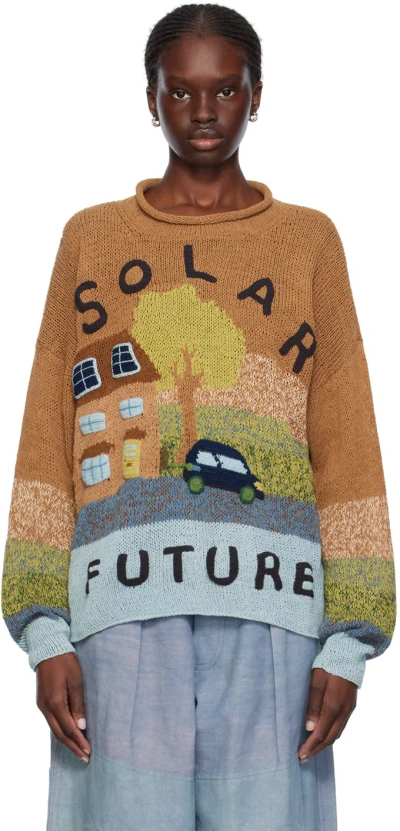 Story Mfg. Multicolor Twinsun Sweater In Clay Solar Future